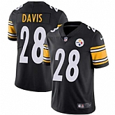 Nike Pittsburgh Steelers #28 Sean Davis Black Team Color NFL Vapor Untouchable Limited Jersey,baseball caps,new era cap wholesale,wholesale hats